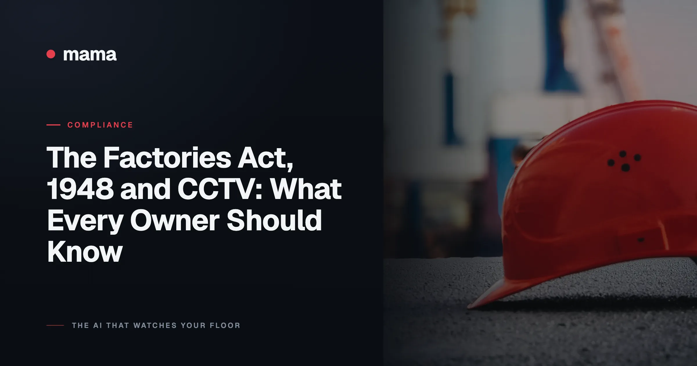 The Factories Act, 1948 and CCTV: What Every Owner Should Know