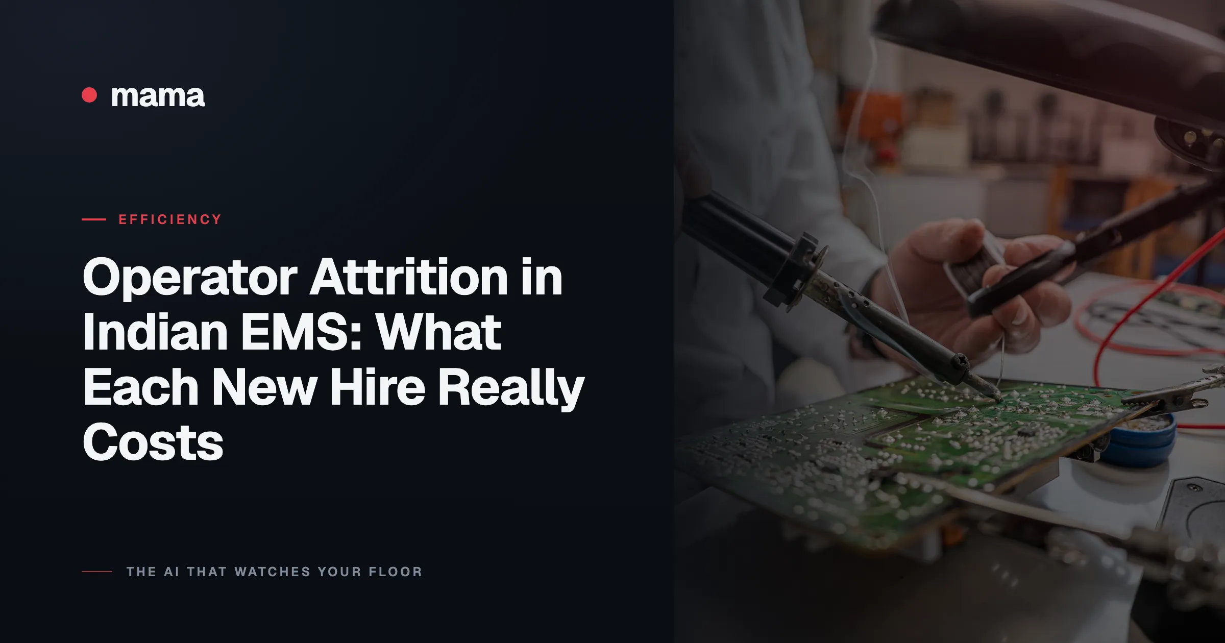 Operator Attrition in Indian EMS: What Each New Hire Really Costs