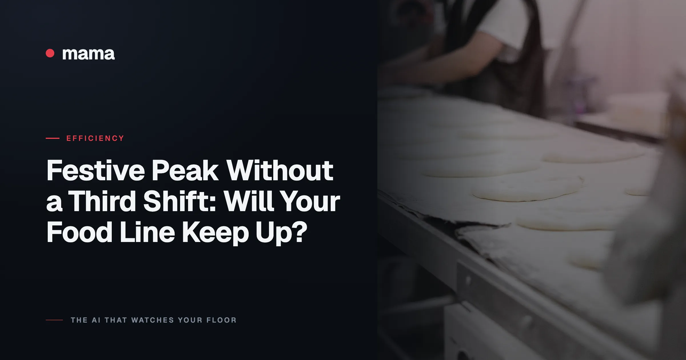 Festive Peak Without a Third Shift: Will Your Food Line Keep Up?