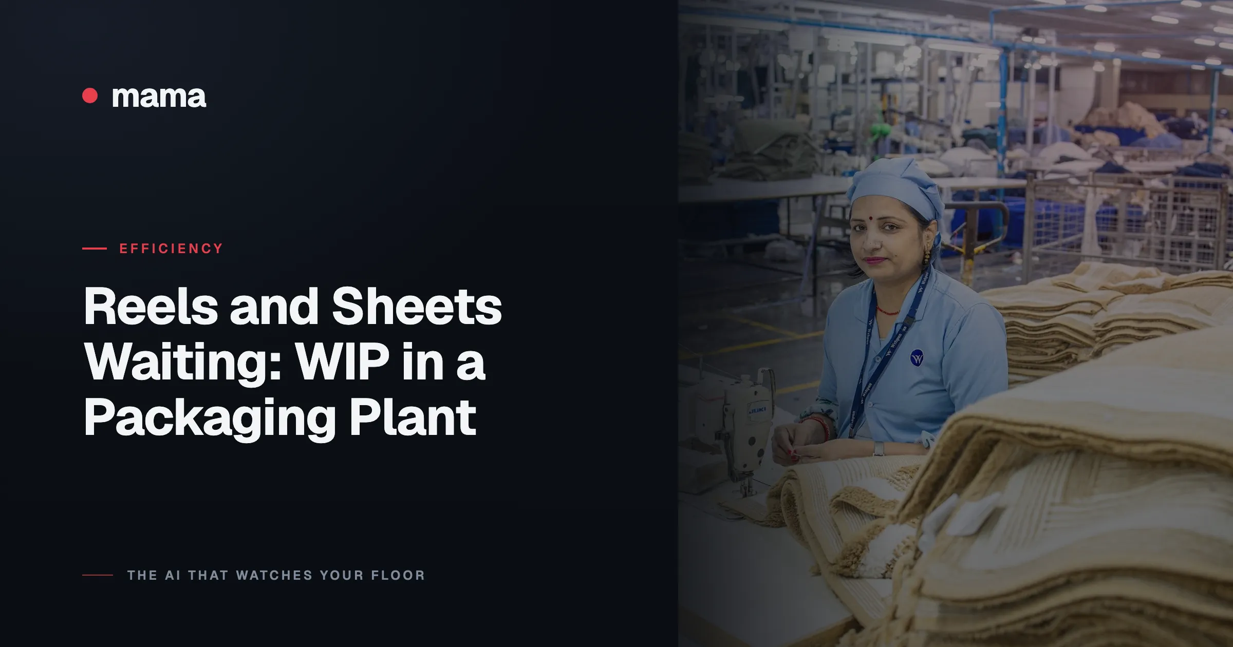 Reels and Sheets Waiting: WIP in a Packaging Plant